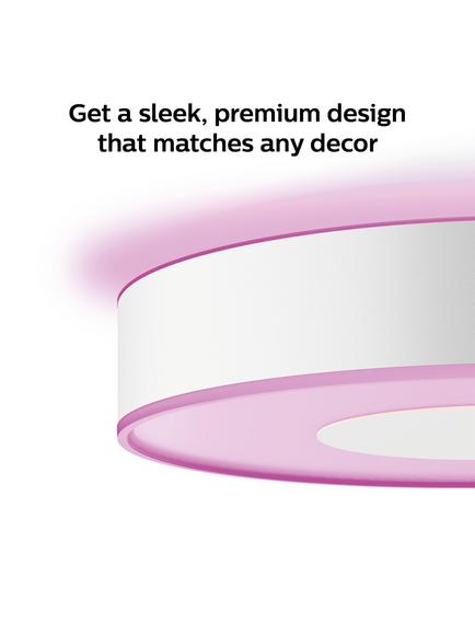 Philips Hue Infuse LED Smart Semi Flush Ceiling Light - view 2, White