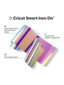 Cricut Smart Iron on Heat Transfer Vinyl, 13 inches x 3 ft - view 2, Blue