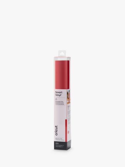 Cricut Permanent Smart Vinyl, 13 Inches x 3 ft, Red