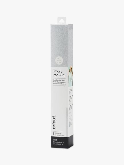 Cricut Smart Iron on Heat Transfer Vinyl, 13 inches x 3 ft, Silver