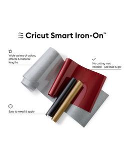 Cricut Smart Iron on Heat Transfer Vinyl, 13 inches x 3 ft - view 2, Silver
