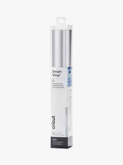 Cricut Permanent Smart Vinyl, 13 Inches x 3 ft, Silver