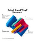 Cricut Permanent Smart Vinyl, 13 Inches x 3 ft, Pink