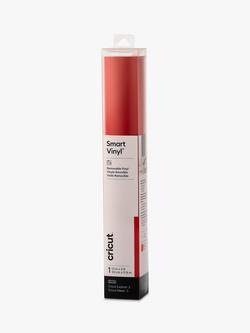 Cricut Smart Vinyl Removable Vinyl, 13 inches x 3 ft, Red