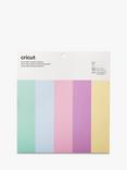 Cricut Smart Paper Sticker Cardstock, Pack of 10, 13 x 13 inches, Multi/Pastel