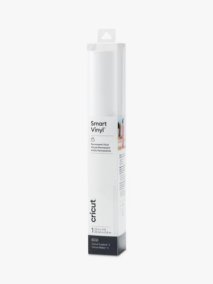 Cricut Permanent Smart Vinyl, 13 Inches x 3 ft, White