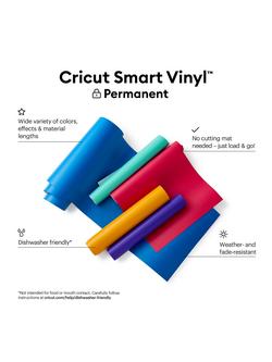 Cricut Permanent Smart Vinyl, 13 Inches x 3 ft - view 2, Blue