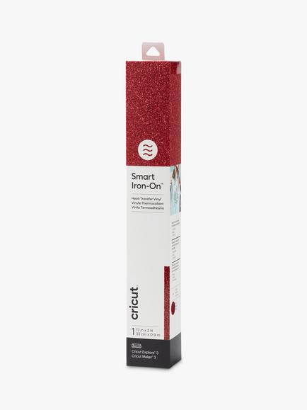 Cricut Smart Iron on Heat Transfer Vinyl, 13 inches x 3 ft, Red