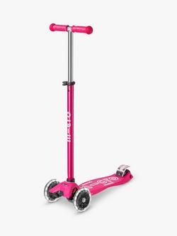 Micro Scooters Maxi Deluxe LED Scooter, Pink