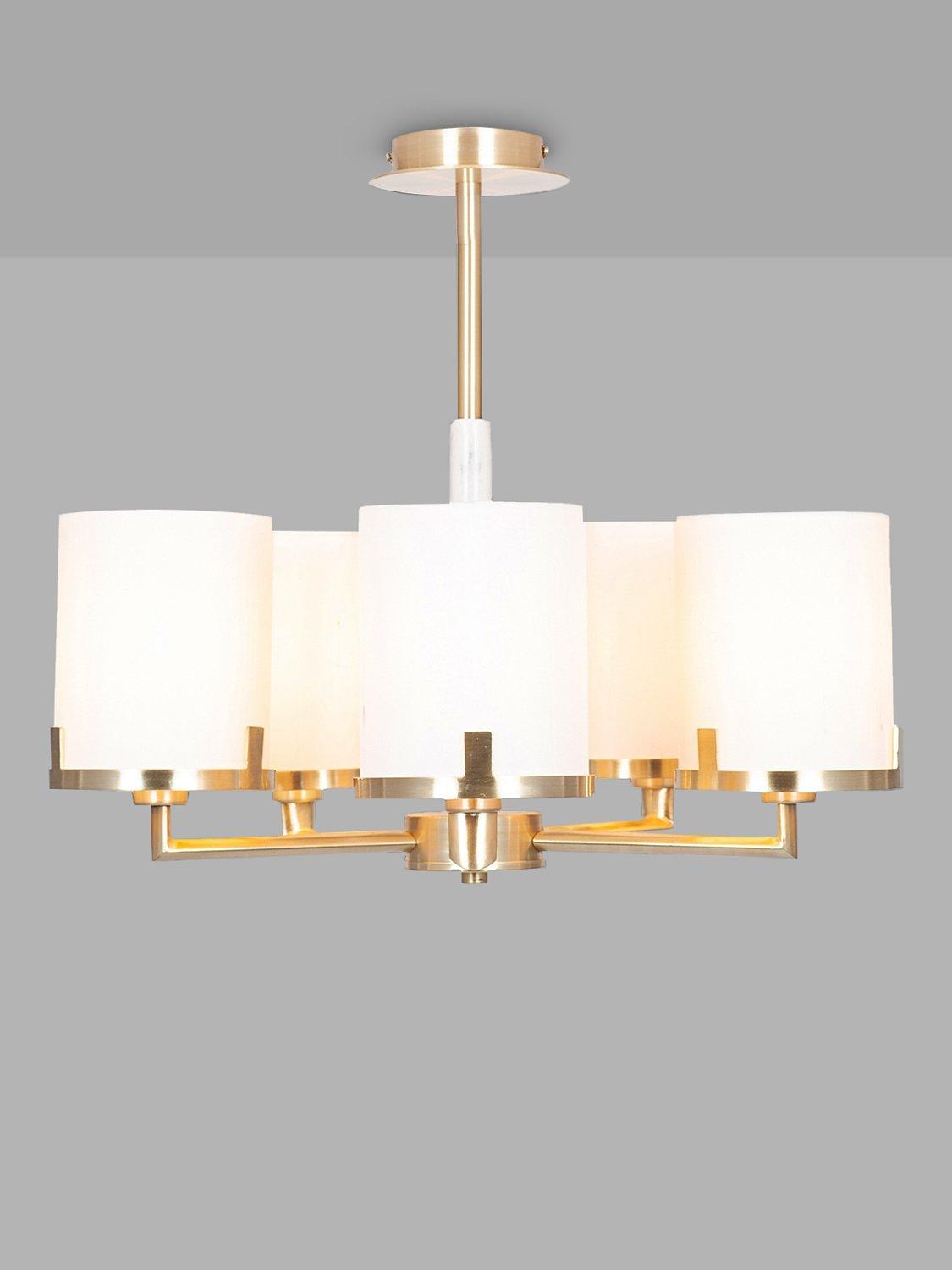 Pacific Midland 5 Arm Ceiling Light, Champagne Gold