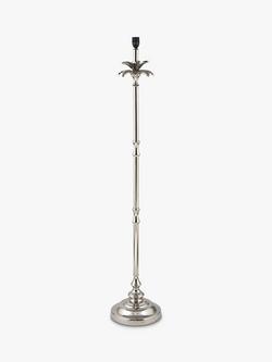 Pacific Palm Tree Floor Lamp Base - view 2, Nickel