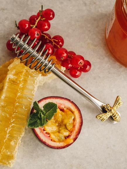 Culinary Concepts Bee Honey Drizzler - view 2, Silver
