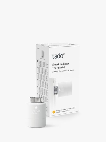 tado Add-on Smart Radiator Thermostat, White - view 2, White