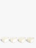 John Lewis Heart Candles, Set of 4