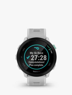 Garmin Forerunner 55, GPS, Running Smartwatch - view 2, White