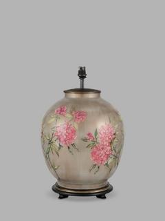 Jenny Worrall Rhododendron Glass Lamp Base, Large, Green, H41.5cm