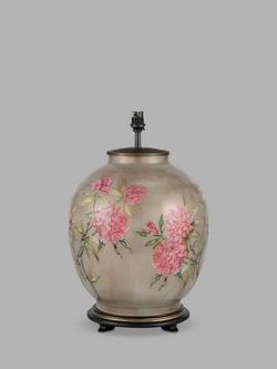 Jenny Worrall Rhododendron Glass Lamp Base, Large, Green, H41.5cm, Green