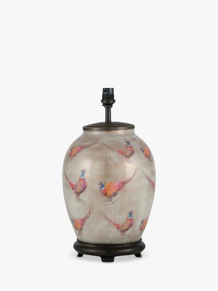 Jenny Worrall Pheasant Glass Lamp Base, Medium, Natural, H34.5cm - view 2, Natural