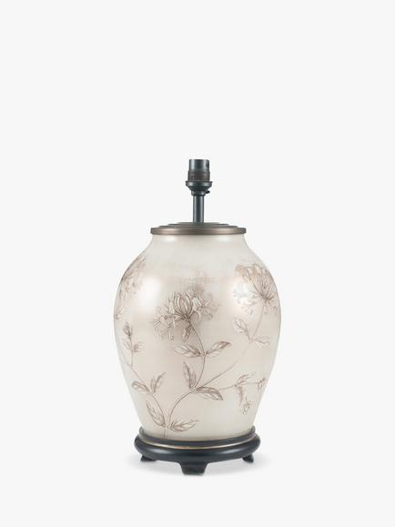 Jenny Worrall Honeysuckle Glass Lamp Base, Natural, H34.5cm - view 2, Natural