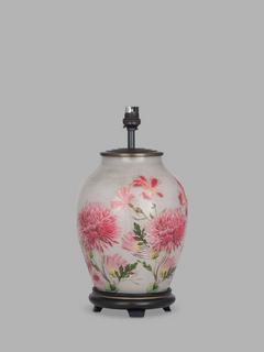 Jenny Worrall Dahlia Glass Lamp Base, Medium, Natural, H34.5cm