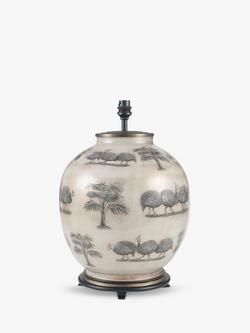 Jenny Worrall Guinea Fowl Glass Lamp Base, Large, Natural, H41.5cm - view 2, Natural