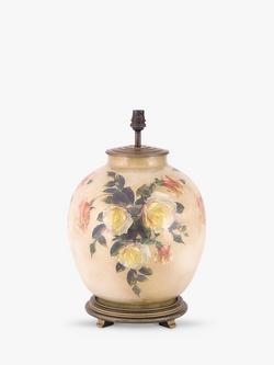 Jenny Worrall Classic Rose Glass Lamp Base, Large, Natural, H41.5cm - view 2, Natural