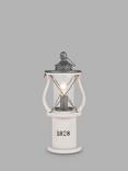 Pacific Victorian Wooden Lantern Table Lamp, White