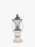 Pacific Victorian Wooden Lantern Table Lamp, White