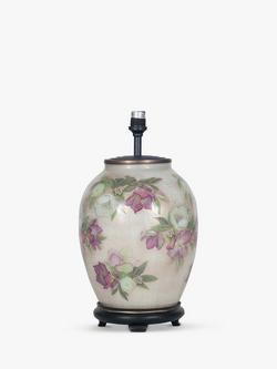 Jenny Worrall Hellebore Glass Lamp Base, Medium, Natural, H34.5cm, Natural