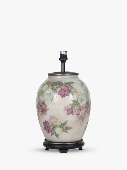 Jenny Worrall Hellebore Glass Lamp Base, Medium, Natural, H34.5cm - view 2, Natural