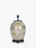 Jenny Worrall Safari Glass Lamp Base, Medium, Green, H34.5cm