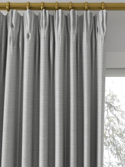Designers Guild Tangalle Made to Measure Curtains or Roman Blind, Zinc - view 2, Zinc