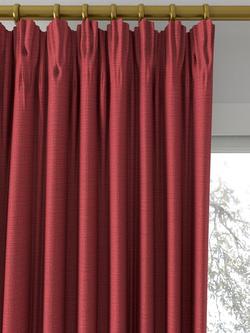 Designers Guild Tangalle Made to Measure Curtains or Roman Blind, Scarlet - view 2, Scarlet