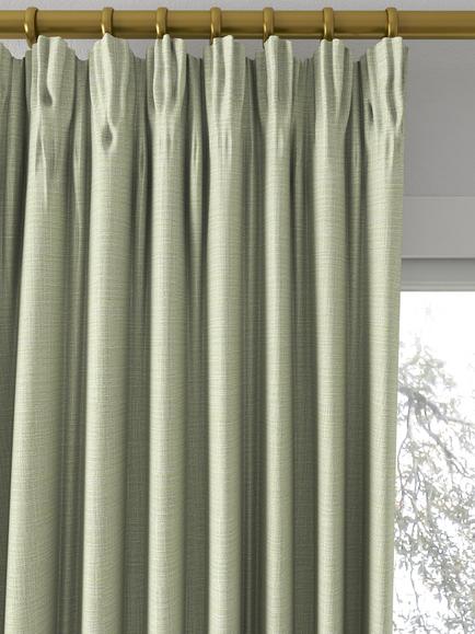 Designers Guild Tangalle Made to Measure Curtains or Roman Blind, Pistachio - view 2, Pistachio