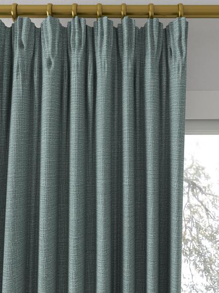 Designers Guild Tangalle Made to Measure Curtains or Roman Blind, Viridian - view 2, Viridian