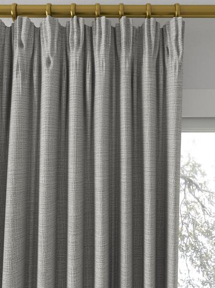 Designers Guild Tangalle Made to Measure Curtains or Roman Blind, Pewter - view 2, Pewter