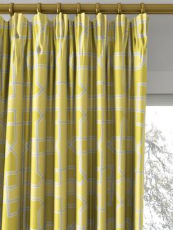 Sanderson Hampton Weave Made to Measure Curtains or Roman Blind, Mimosa - view 2, Mimosa