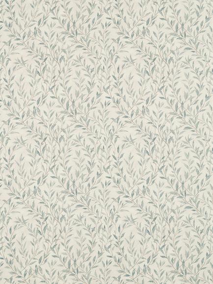 Sanderson Osier Made to Measure Curtains or Roman Blind, Wedgwood/Silver, Wedgwood/Silver