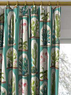 Sanderson Terrariums Made to Measure Curtains or Roman Blind, Eucalyptus - view 2, Eucalyptus