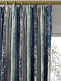 Harlequin Walchia Made to Measure Curtains or Roman Blind, Indigo/Sky/Shell - view 2, Indigo/Sky/Shell