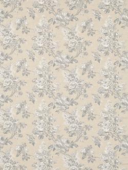 Sanderson Sorilla Damask Made to Measure Curtains or Roman Blind, Silver/Linen, Silver/Linen