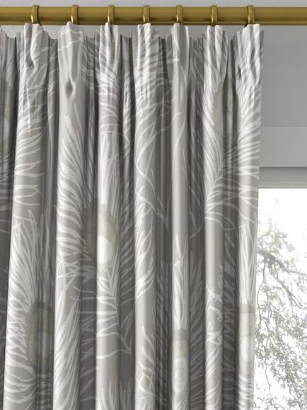 Harlequin Orlena Made to Measure Curtains or Roman Blind, Gilver/Pewter - view 2, Gilver/Pewter