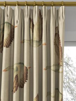 Sanderson Elysian Geese Made to Measure Curtains or Roman Blind, Briarwood - view 2, Briarwood
