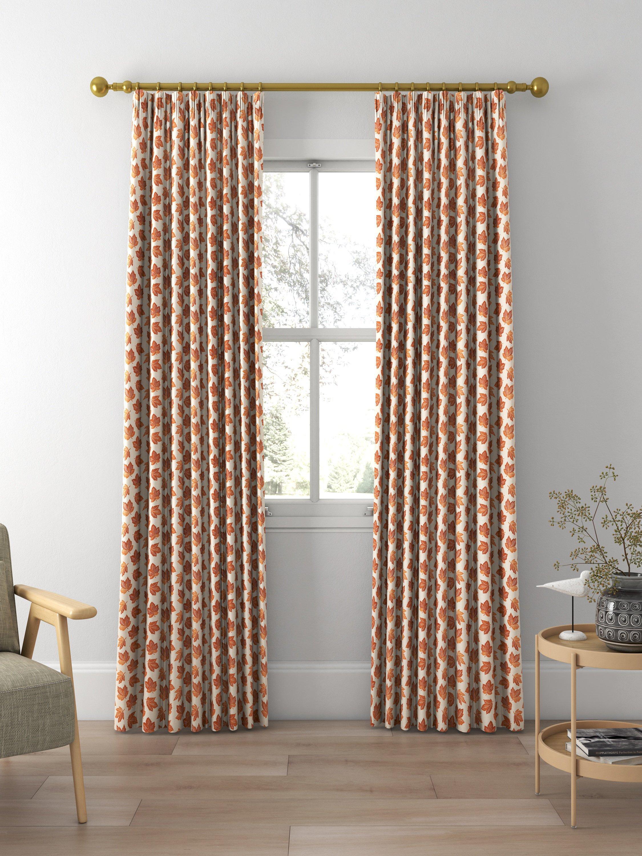 Drapery - Length - Arthur Sanderson - outlet Linen - England - Design fabric - One Lined curtain