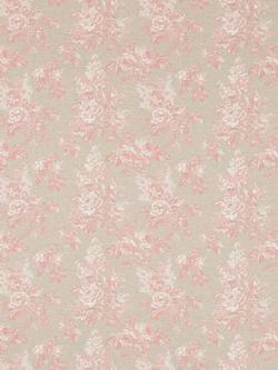 Sanderson Sorilla Damask Made to Measure Curtains or Roman Blind, Pink/Linen, Pink/Linen