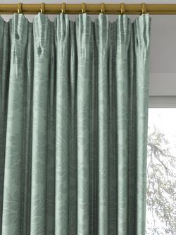 Sanderson Lymington Damask Made to Measure Curtains or Roman Blind, Slate Blue - view 2, Slate Blue