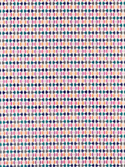 Harlequin Maiolica Made to Measure Curtains or Roman Blind, Fuchsia, Fuchsia