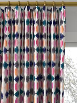 Harlequin Maiolica Made to Measure Curtains or Roman Blind, Fuchsia - view 2, Fuchsia