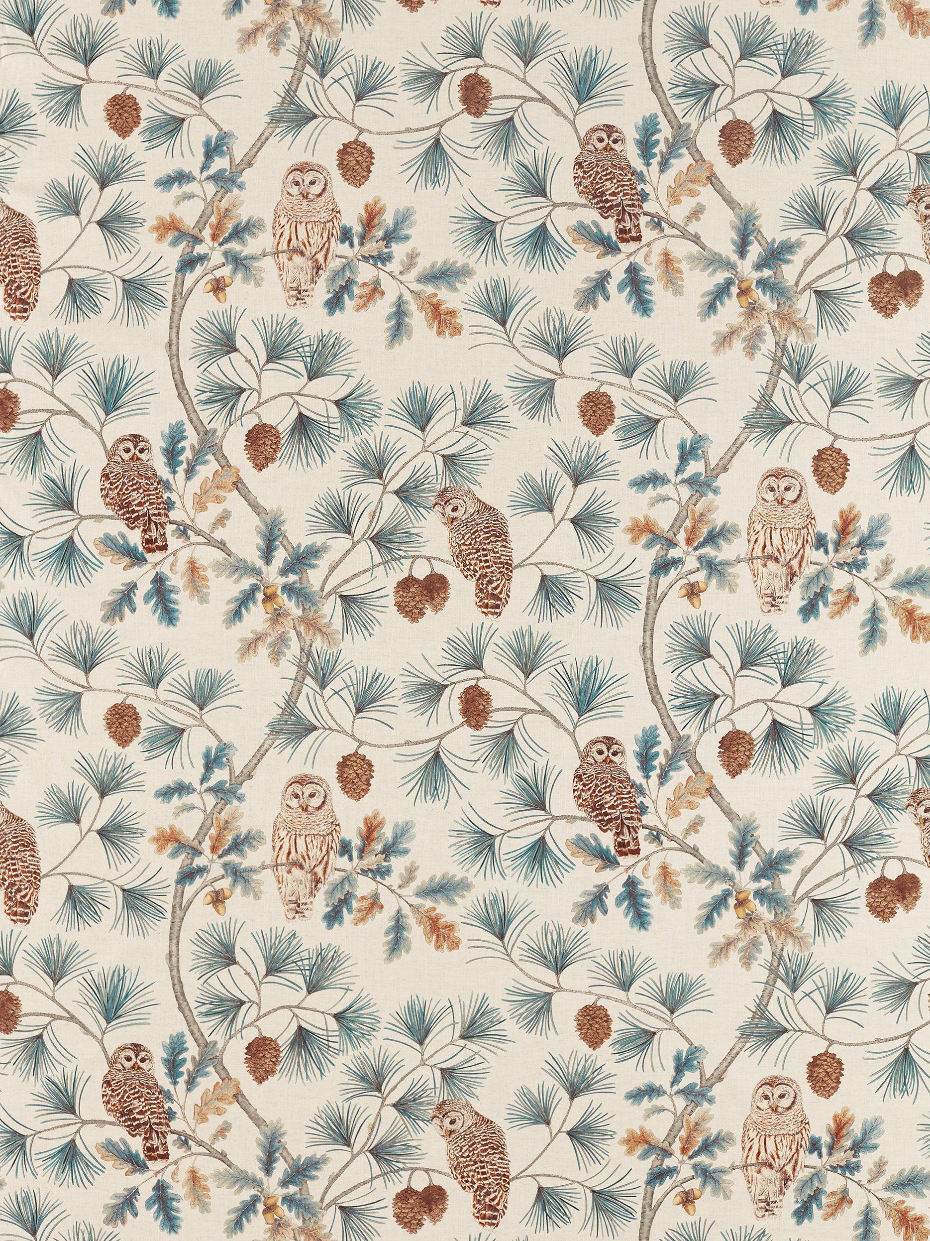Sanderson Owlswick Made to Measure Curtains, Teal