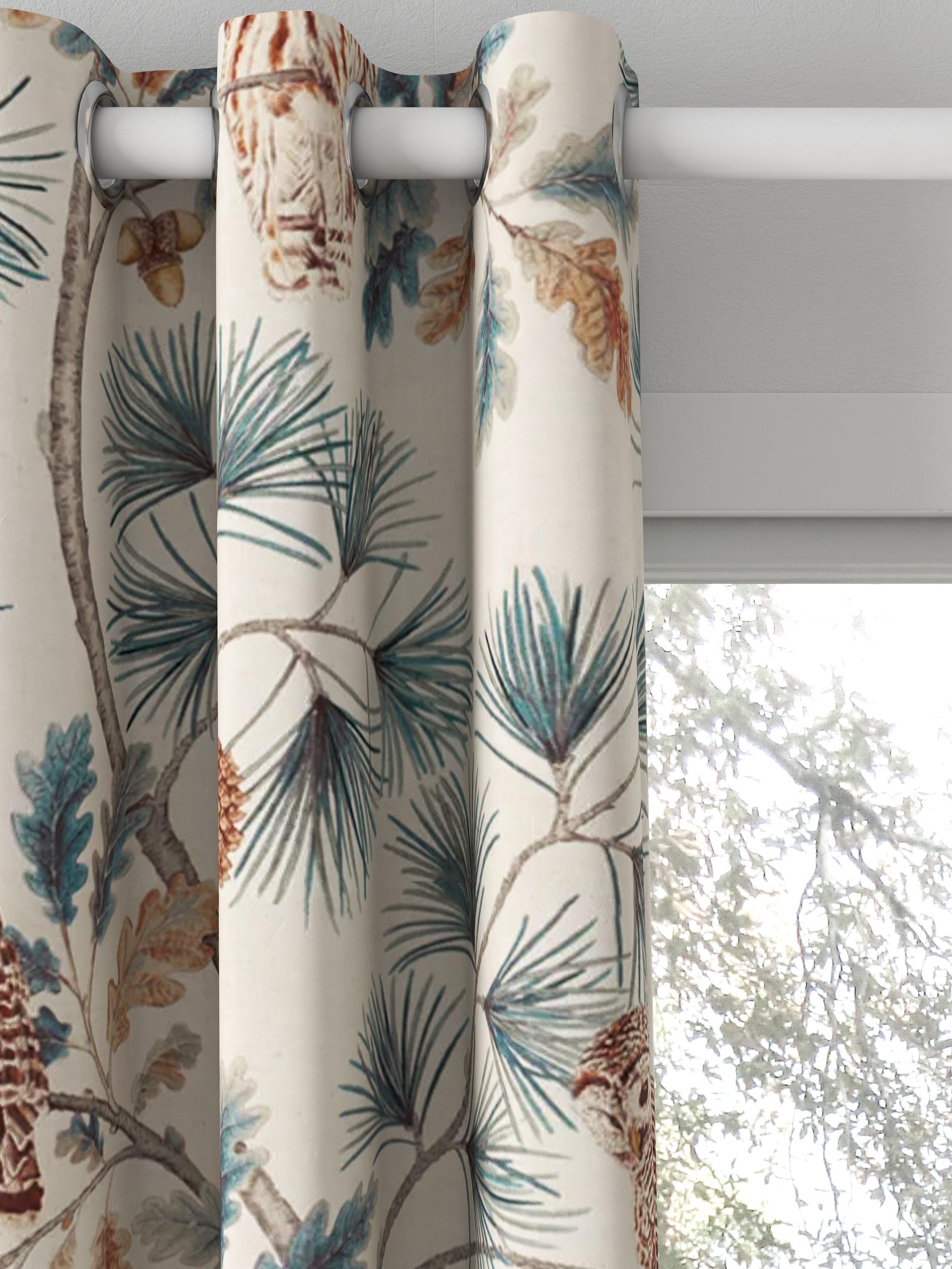 Sanderson Owlswick Made to Measure Curtains, Teal